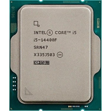 Intel i5-14400F On Çekirdek 2.5 GHz Kutusuz Fansız İşlemci