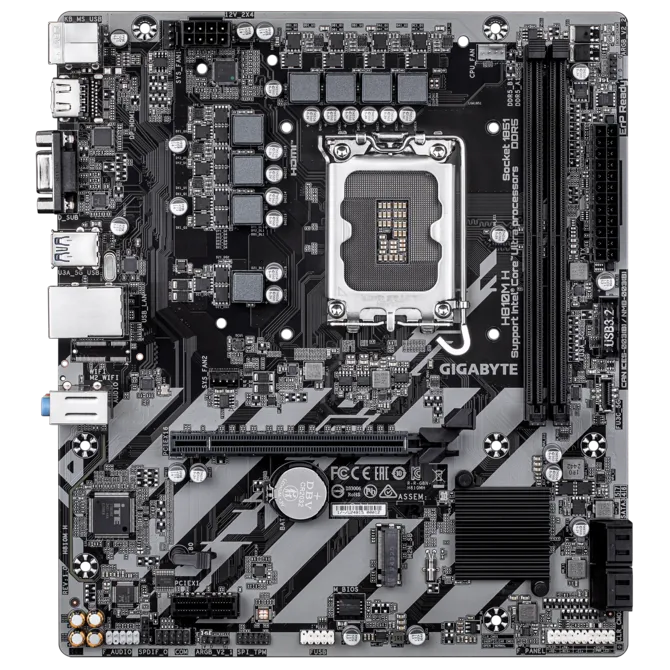 Gigabyte H810M-H Soket 1851 DDR5 6400MHZ(OC) M.2 Anakart