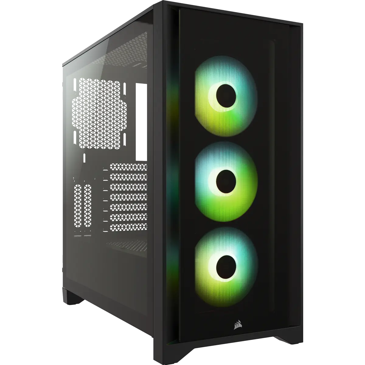 Corsair BKC-1204 iCUE 4000X RGB Tempered Glass Mid-Tower Siyah Bilgisayar Kasası