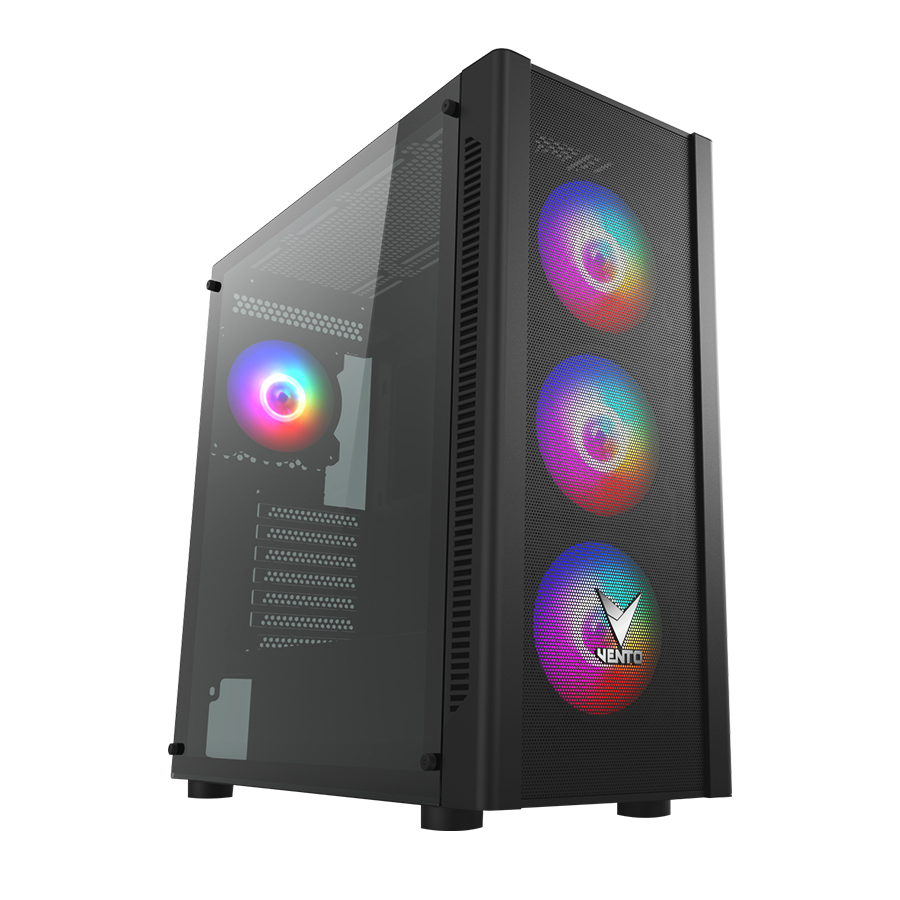 Vento VG20AL ARGB Mid Tower Siyah Bilgisayar Kasası