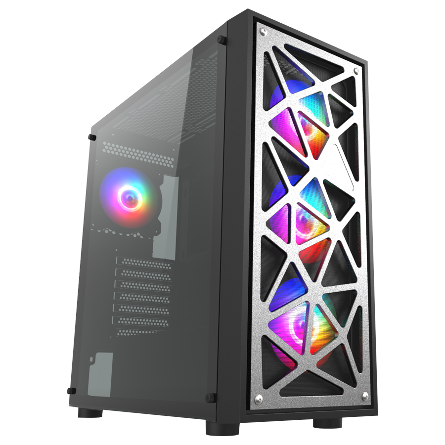 Vento VG12AL RGB 4 Fanlı E-ATX Siyah Bilgisayar Kasası
